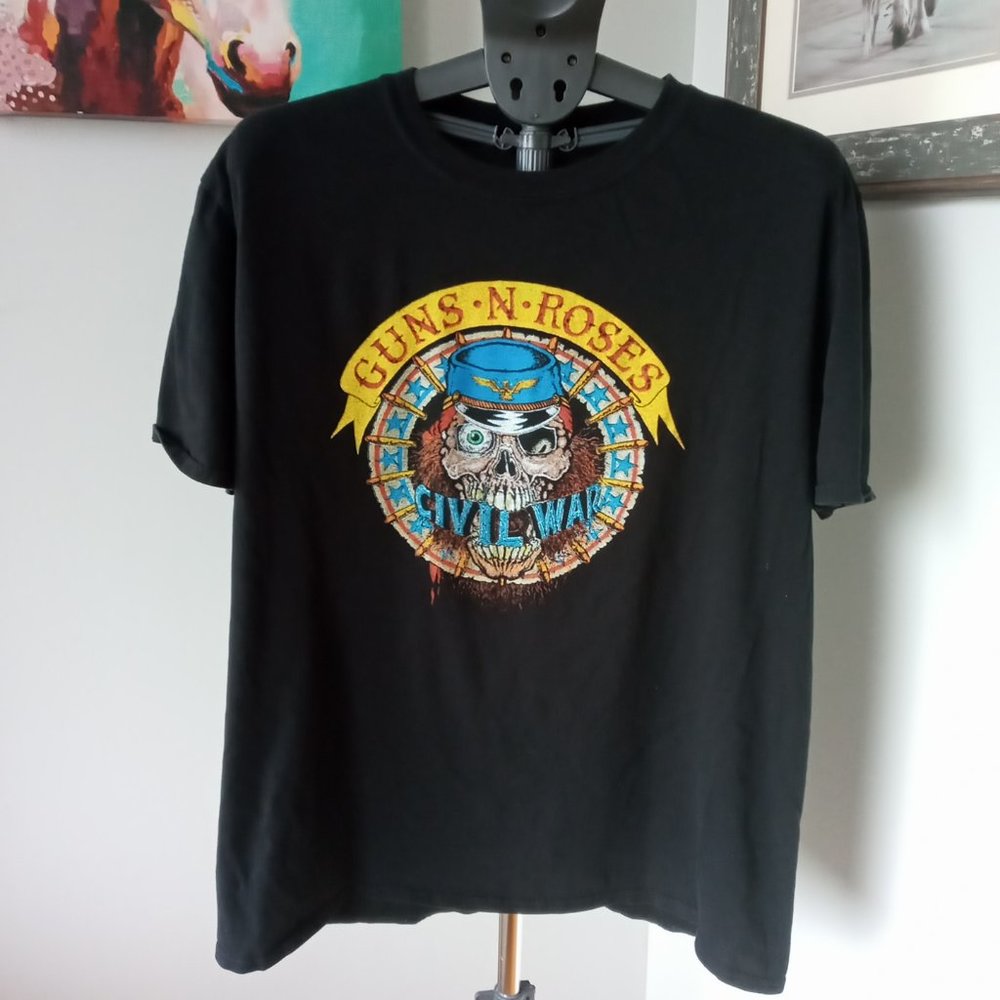 GUNS N ROSES Civil War Get In The Ring Tour Tee Size XL